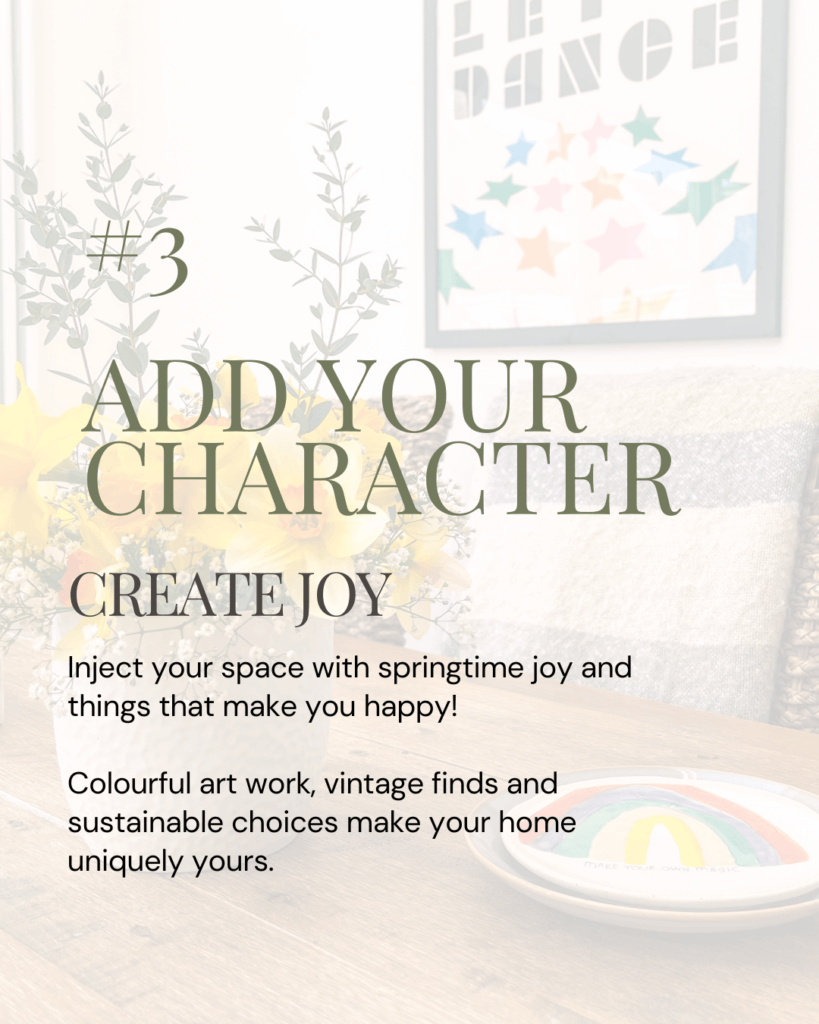Is your home ready for Spring? Add character! Spaces by Kelly